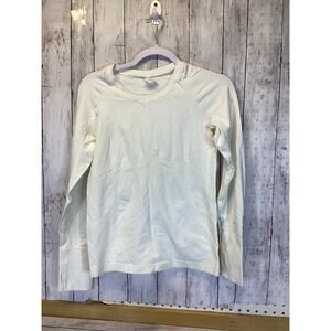 Stelle Women’s Large Pale Yellow Long Sleeve Athletic Top